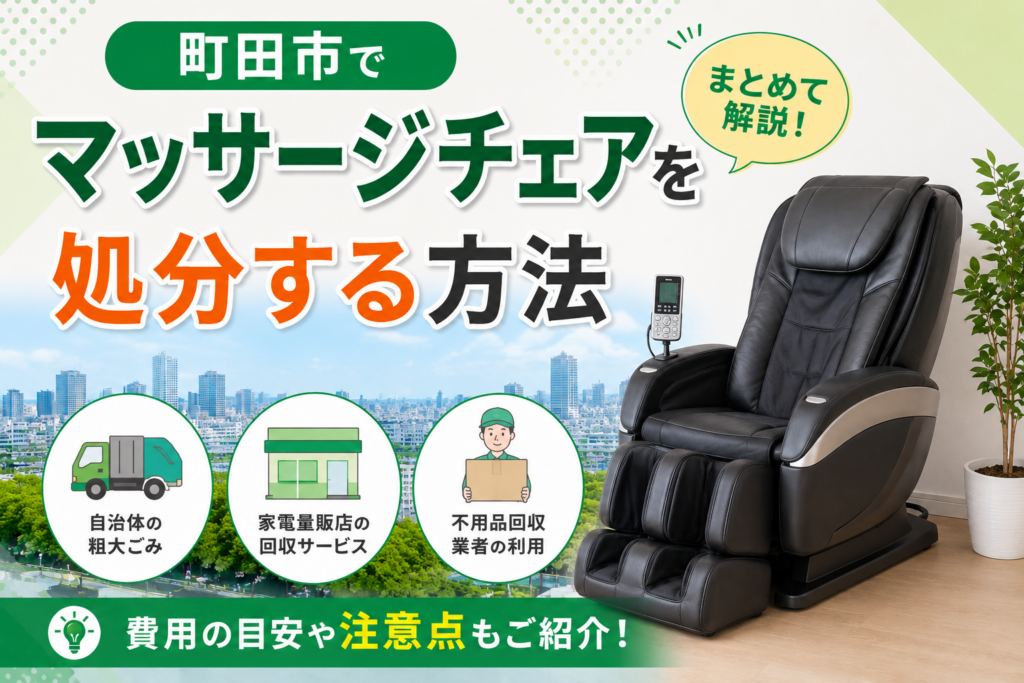 マッサージチェアの処分方法